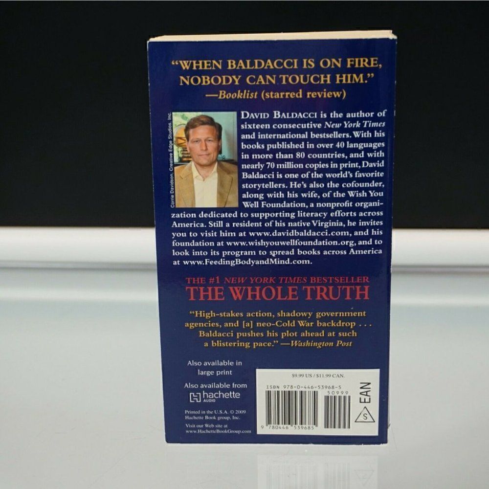 The Whole Truth by David Baldacci 2008 Vision Paperback - Picture 3 of 6